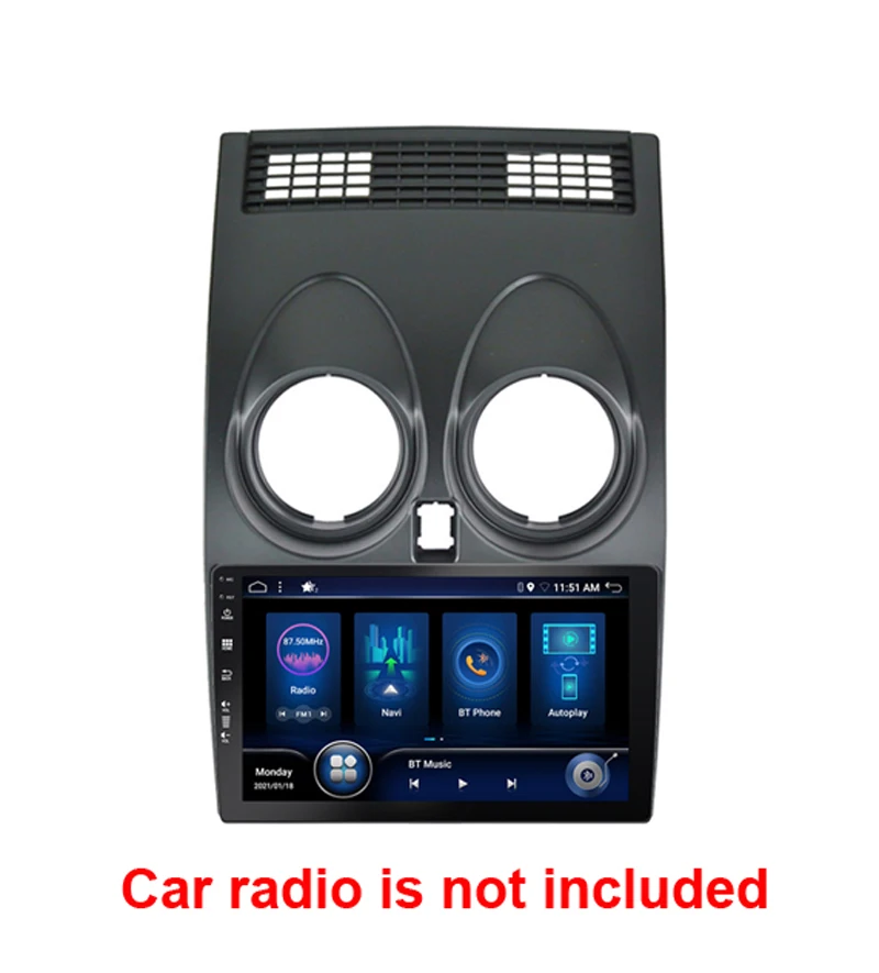 Bosion двойная 2 Din Автомобильная рама для Nissan Qashqai J10 X TRIAL 2006 - 2014 Fascia Dash Kit DVD Радио
