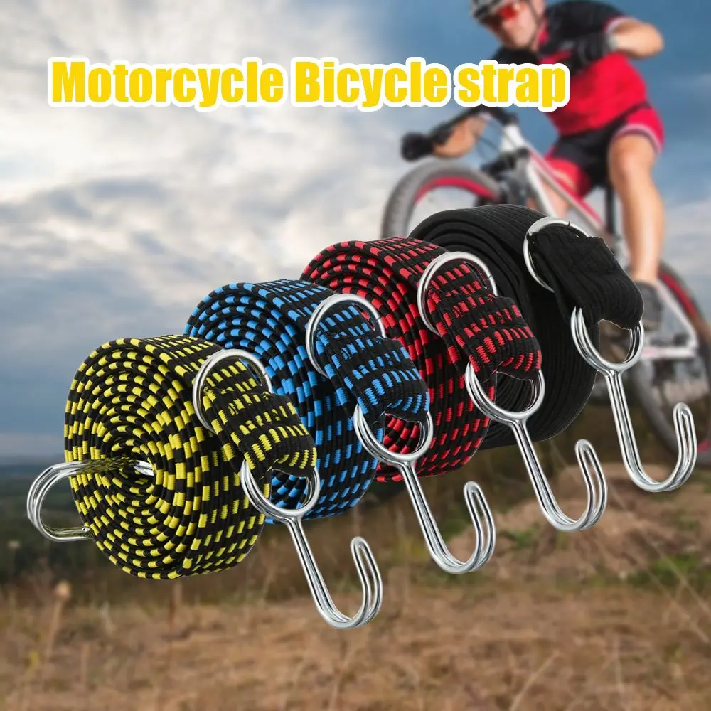 

Elastics Rubber Luggage Rope Cord Hooks Bikes Rope Tie Luggage Roof Rack Strap Fixed Band Hook Bicycle Motorcycle Accessories