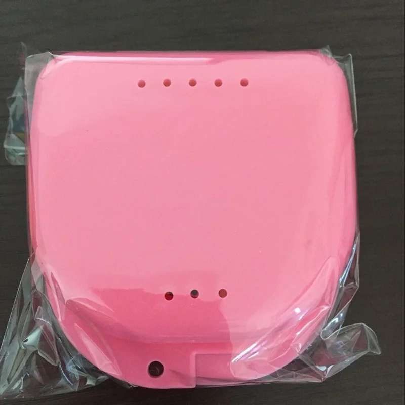 

Random Colors Perforated Tooth Box Braces Box Holder Box Denture Box Storage Box Molar Set Box Whitening Tooth Tray Box