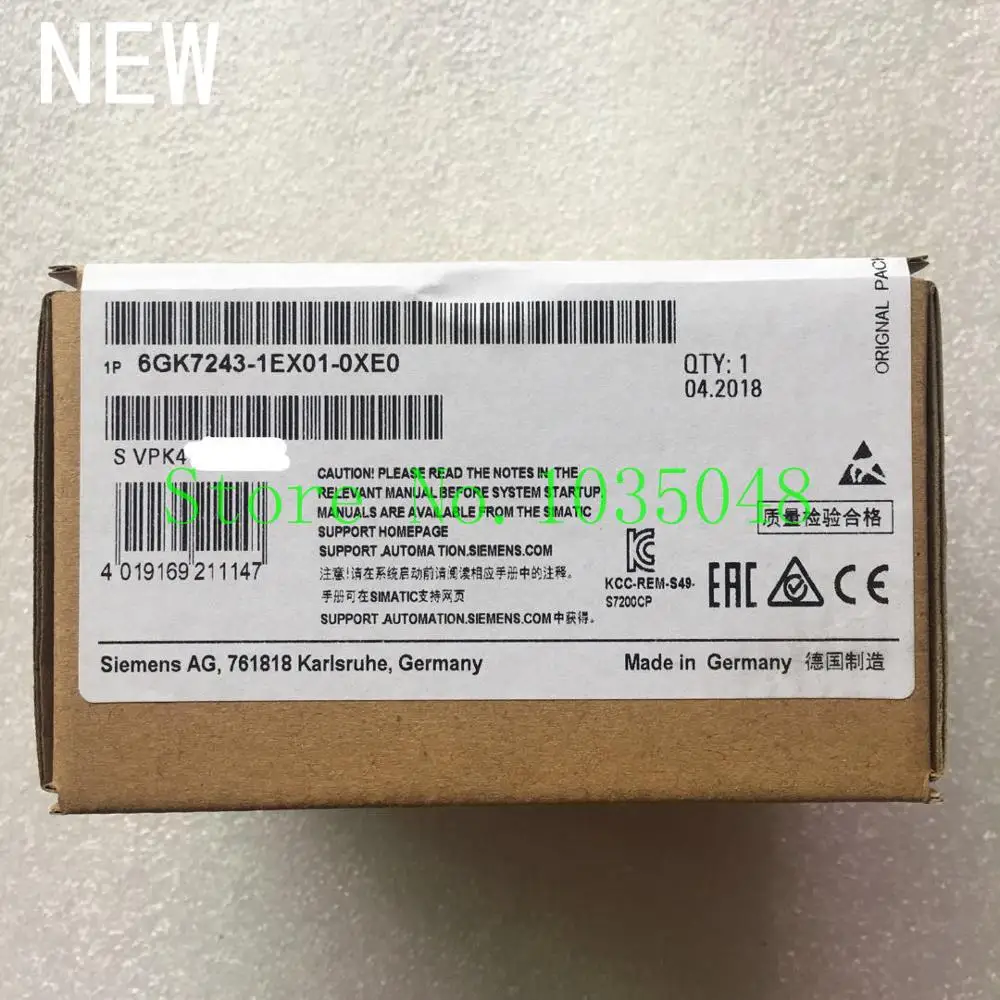 

1PC 6GK7243-1EX01-0XE0 6GK7 243-1EX01-0XE0 New and Original Priority use of DHL delivery
