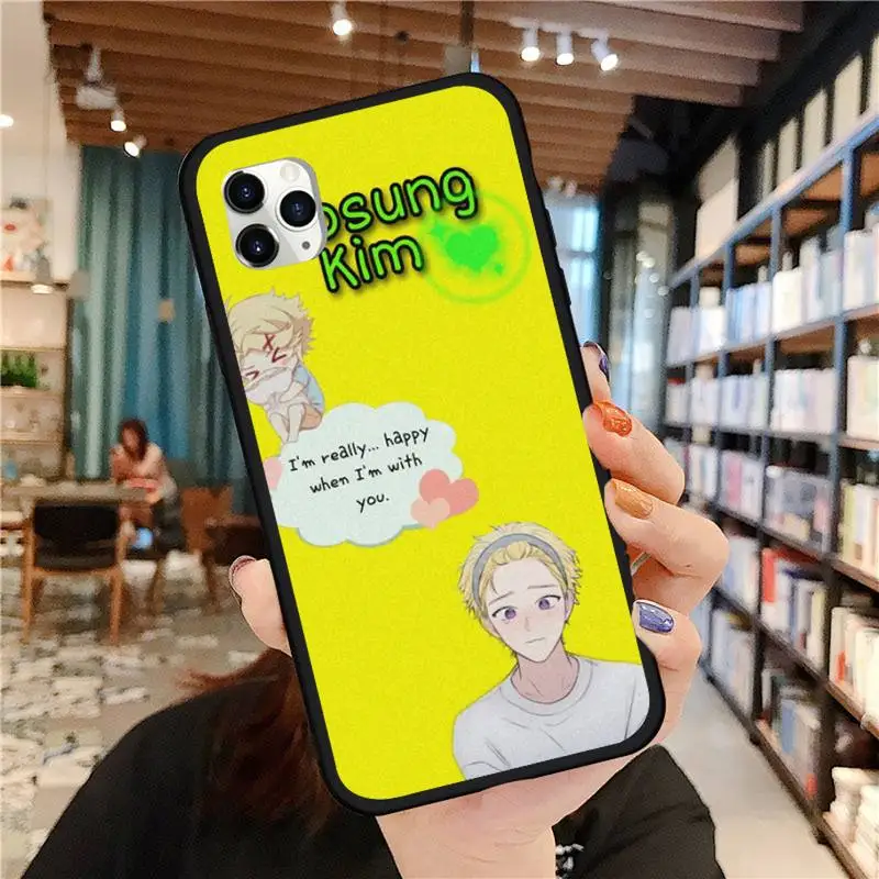 

Mystic Messenger Yoosung Phone Case for iPhone 11 12 pro MINI XS MAX 8 7 6 6S Plus X 5S SE 2020 XR