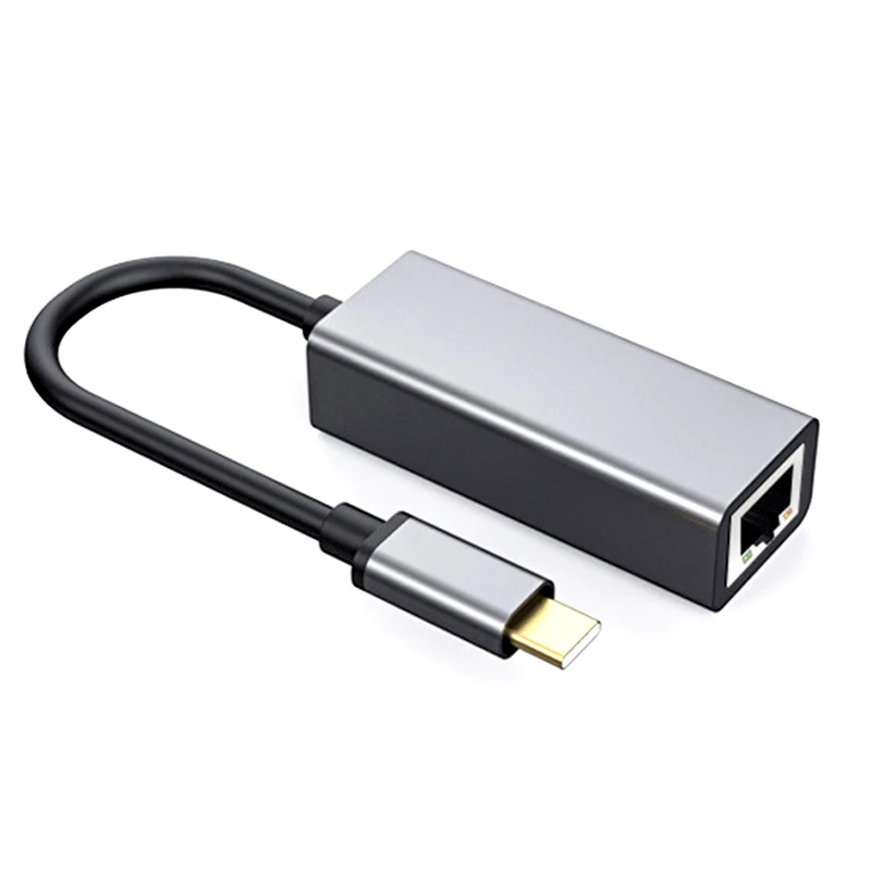 Адаптер Type-C для RJ45 Gigabit Ethernet Сетевая карта высокое качество прочная