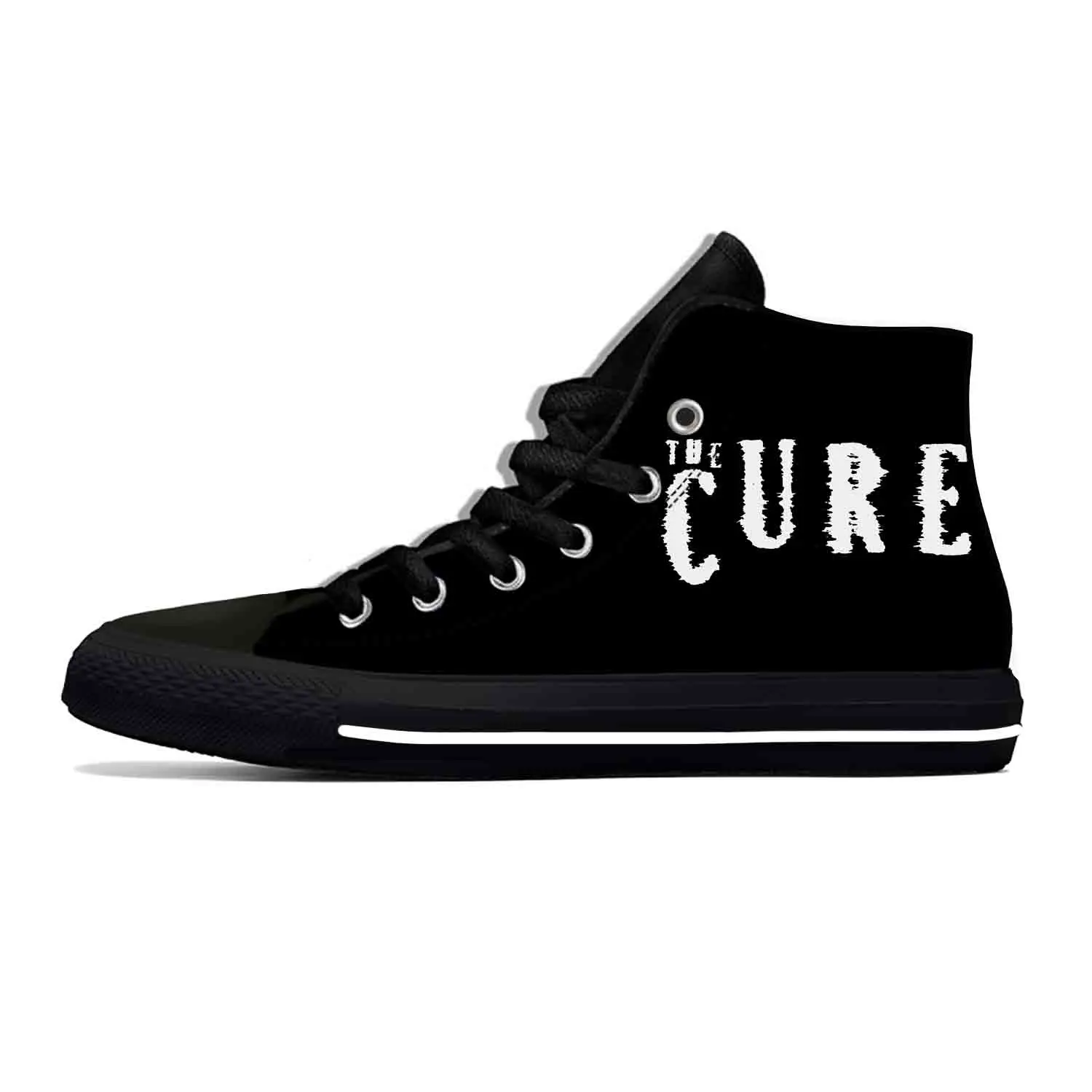 

Hot Cure Music Rock Band Robert Smith The Fashion Casual Cloth Shoes High Top Lightweight Breathable 3D Print Men Women Sneakers