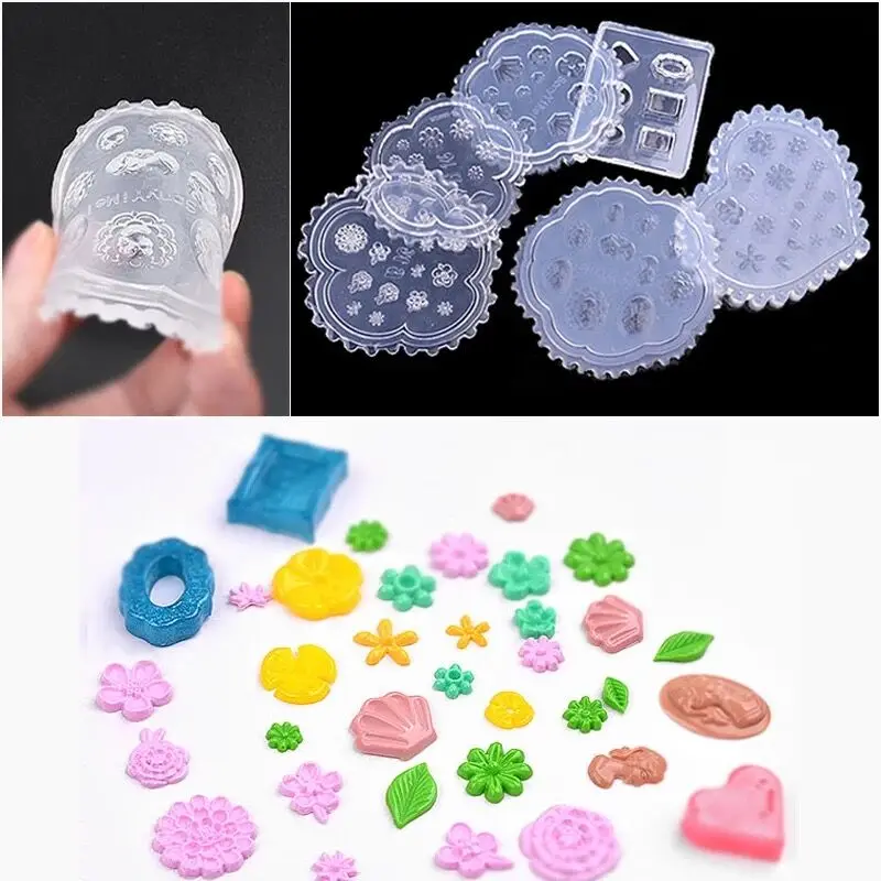 1 шт. силиконовая форма для ногтей 3D цветок Маргаритка узор листья резная дизайн