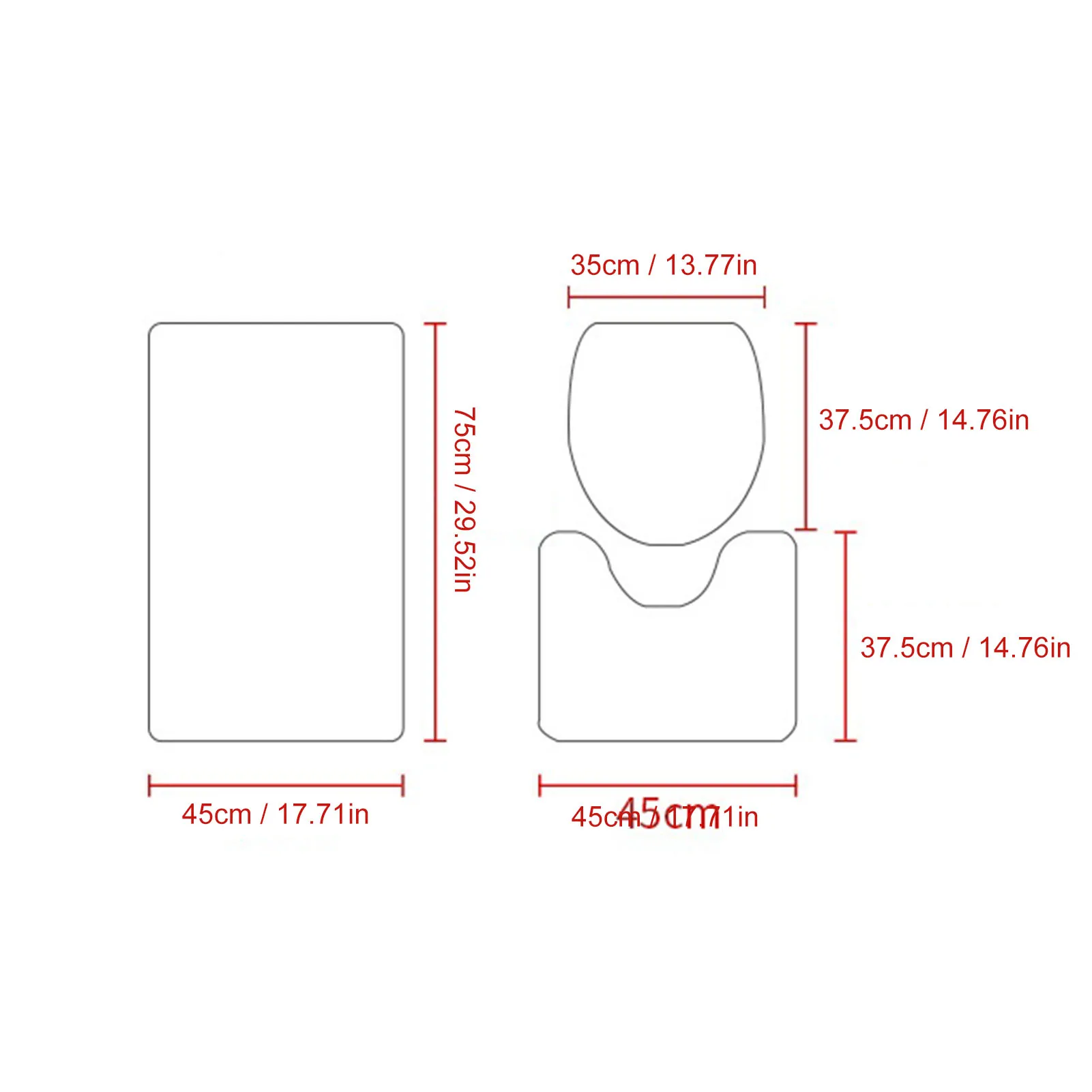 

4pcs/set Bathroom Mat Waterproof Tiger Carpet Bath Shower Curtain Absorbent Non-slip Floor Mat Toilet Cover Carpet Decoration
