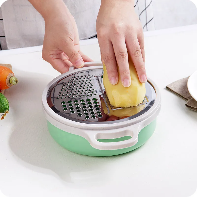 Многофункциональный измельчитель овощей с контейнером для хранения слайсер