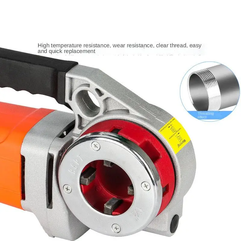 2300W Portable Hand-Held Electric Pipe Threading Machine Household Hinged Plate Galvanized Tool | Обустройство дома