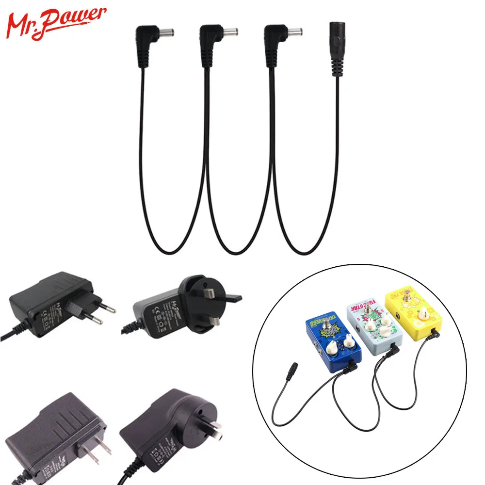 Блок питания для гитарных эффектов 9 в пост. Тока 1 А|cable tv adapter|cable signal amplifiercable utp cat 7