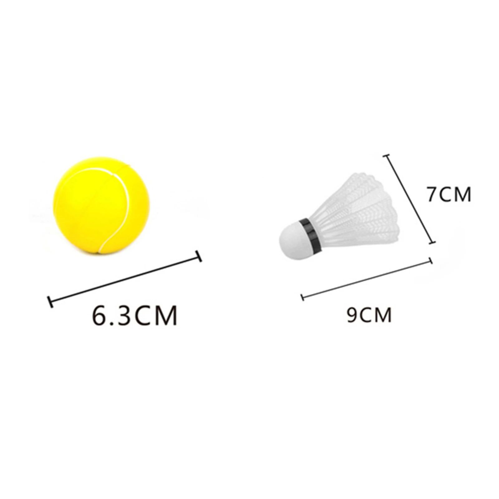 

Lightweight children Badminton Racket Toy Tennis Ball Set Educational Parent-child Sport Game outdoor training entertainment New