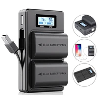 2000mah lpe6 lp e6 lp e6n battery lp e6 battery charger digital screen for canon eos 5ds r 5d mark ii 5d mark iii 6d 7d 80d 90d eos 5ds r camera accessories multiple charging methods can be selected