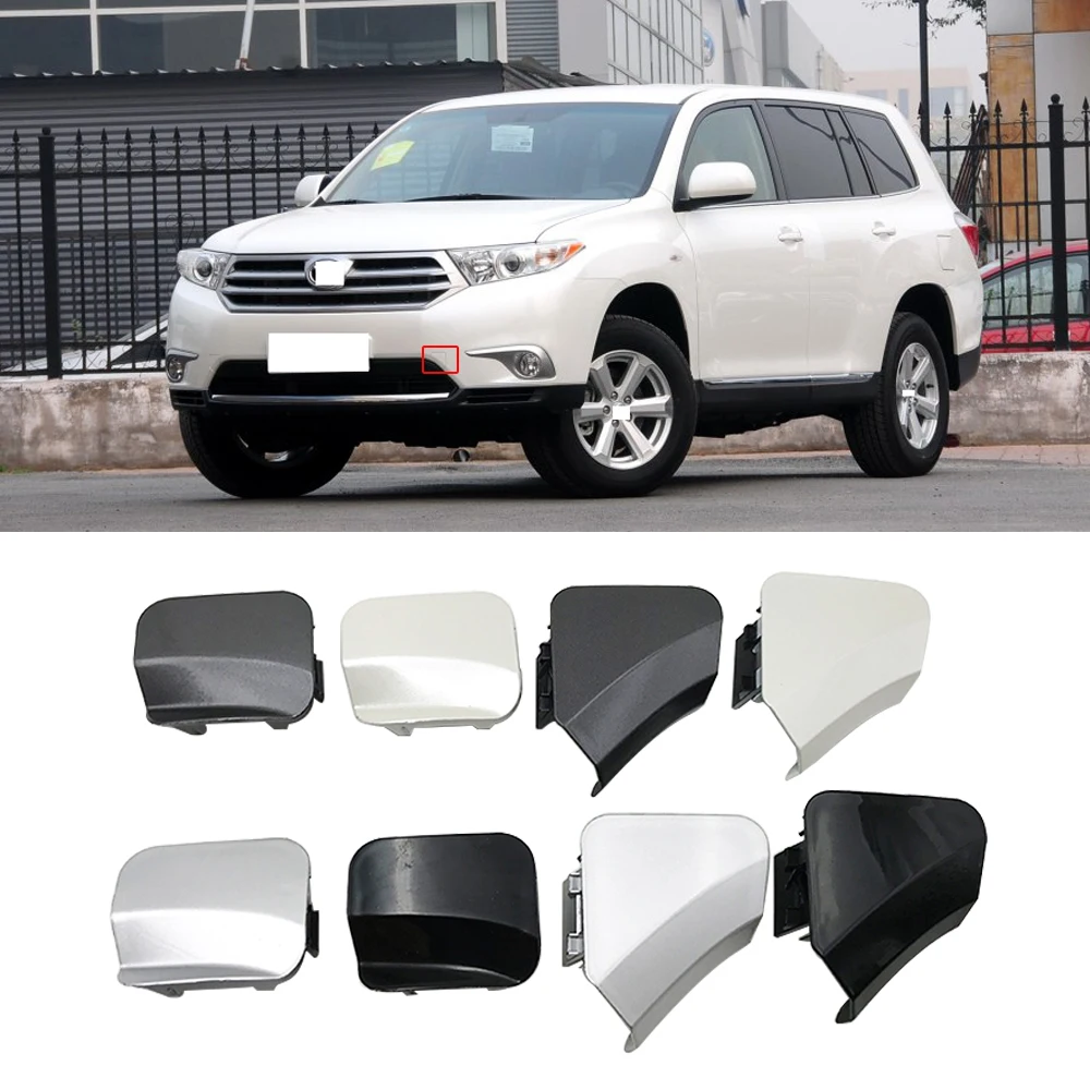 CAPQX для TOYOTA Highlander 2009 2015 передний бампер буксировочный крюк крышка переднего