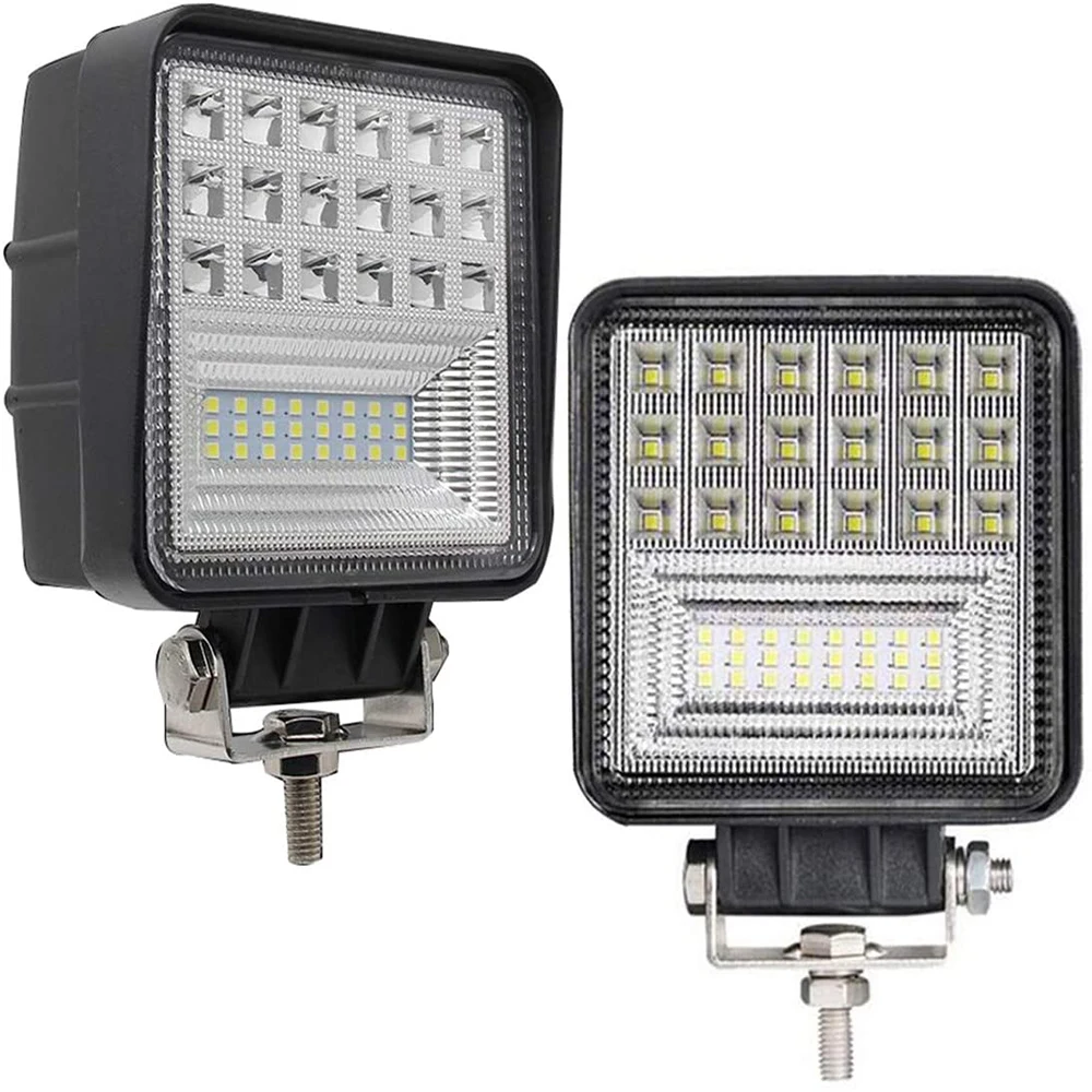 

4 дюйма 4 ''светильник бар/рабочий светильник 126W светодиодный Подсветка светильник s для бездорожья Трактор внедорожник грузовики прожектор ...