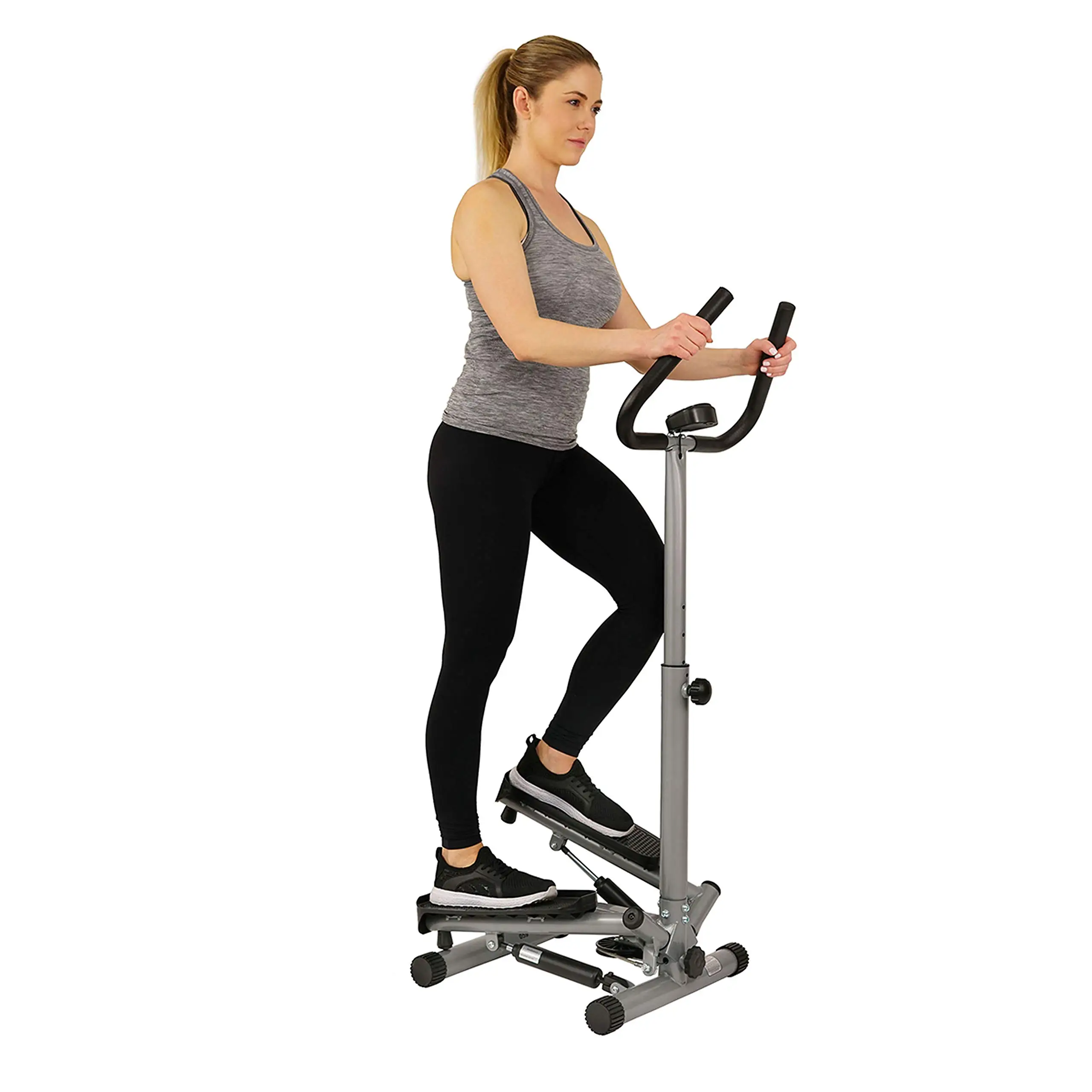

Twisting Stair Stepper Machine with Handlebar and Digital Display