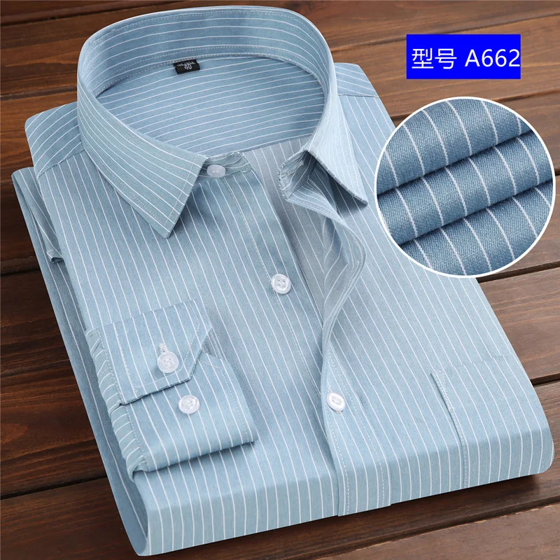 Полосатые рубашки для мужчин одежда на пуговицах с длинным рукавом Корейская