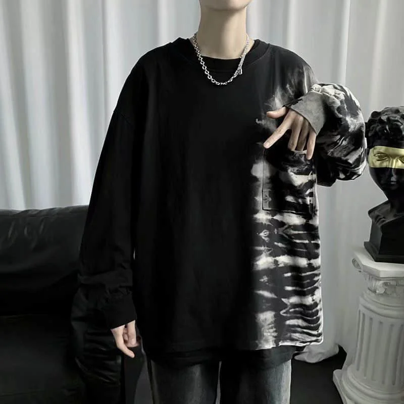 

Women Sweatshirts Tie Dye Printed Female Long Sleeve Casual O-Neck Loose Woman Sweatshirts Fashion Oversize Lady fashion