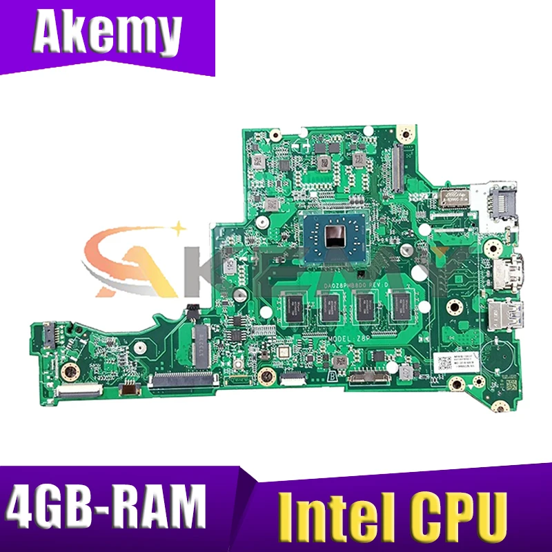 

For ACER Aspire 3 A315-31 Laptop motherboard DA0Z8PMB8D0 REV:D Mainboard With Intel CPU 4GB-RAM (Without SSD) 100% Fully Tested