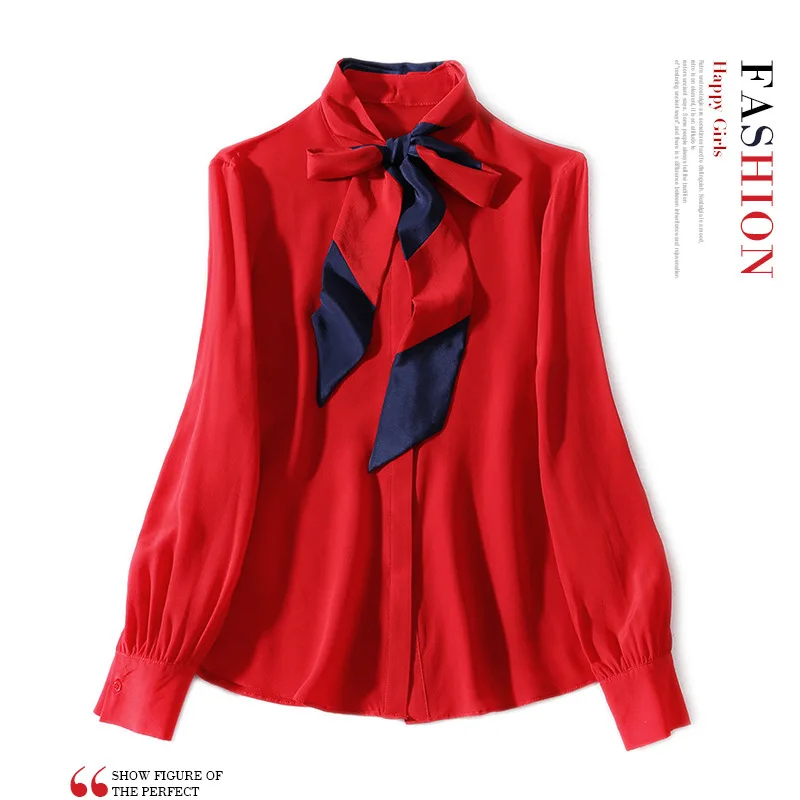 

Свадебные сувениры новый удар из органической кожи цвет с однобортный фасон с длинными рукавами Топ женский "," Джокер ", для девочек, шелкова...