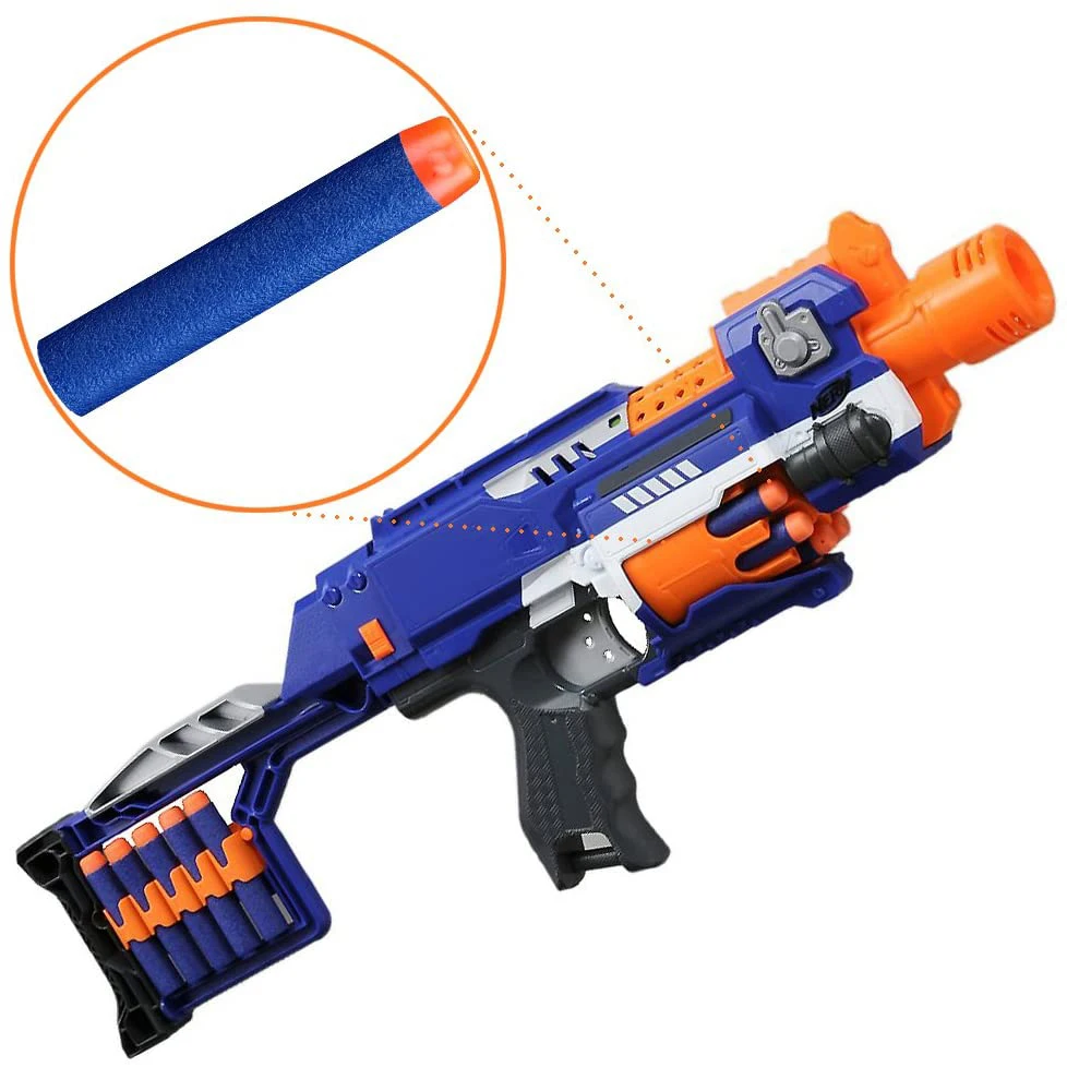 

For nerf darts Soft Hollow Hole Head bullets 7.2cm Refill Darts Toy Bullets Foam Safe Sucker Bullet for Nerf Toy Gun*
