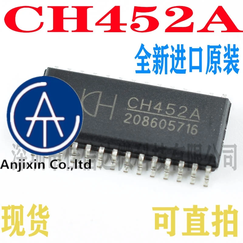 

Импортный CH452A CH452 SMD SOP28 чип драйвера цифровой трубки дисплея