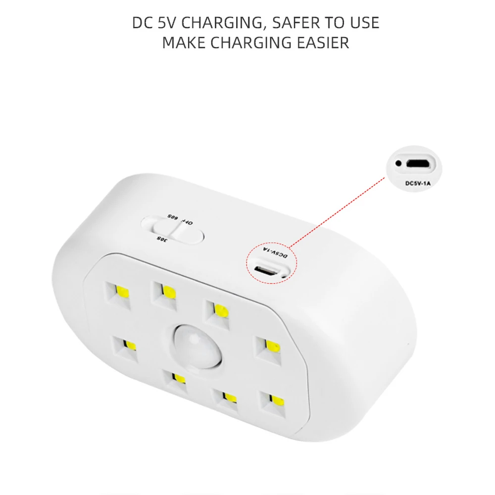 

New Nail Dryer Lamp Rechargable Cordless LED Lamp Nail Dryer UV Nail Lamp 16W For Drying Gel for Curing All Gel Nail Polish