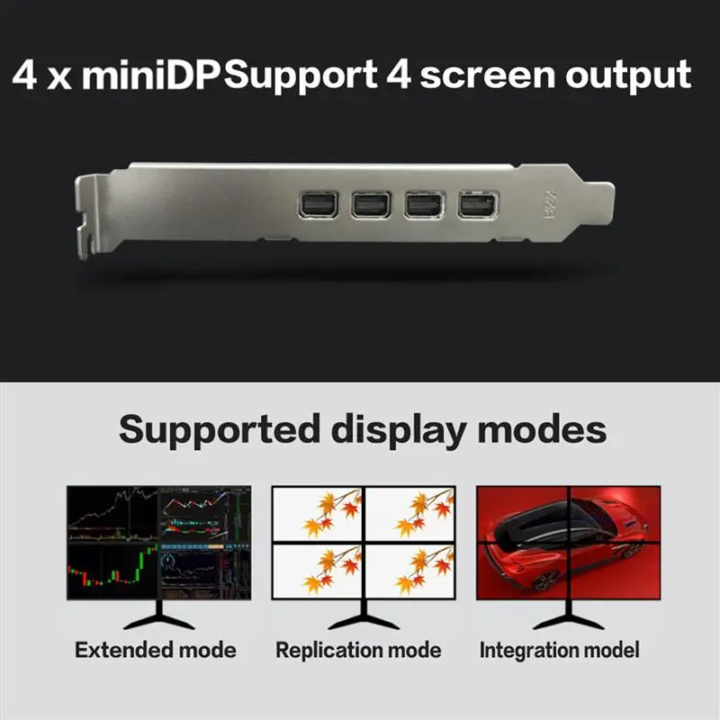 Billig Yeston Grafikkarte R7 350 2G D5 4 COMPUTER-TV-ANSCHLUSSKABEL MINIDP 6-bildschirm Unterstützung Split Screen 750/4000MHz 2G/128bit/GDDR5 Mit 6 Mini DP Ports