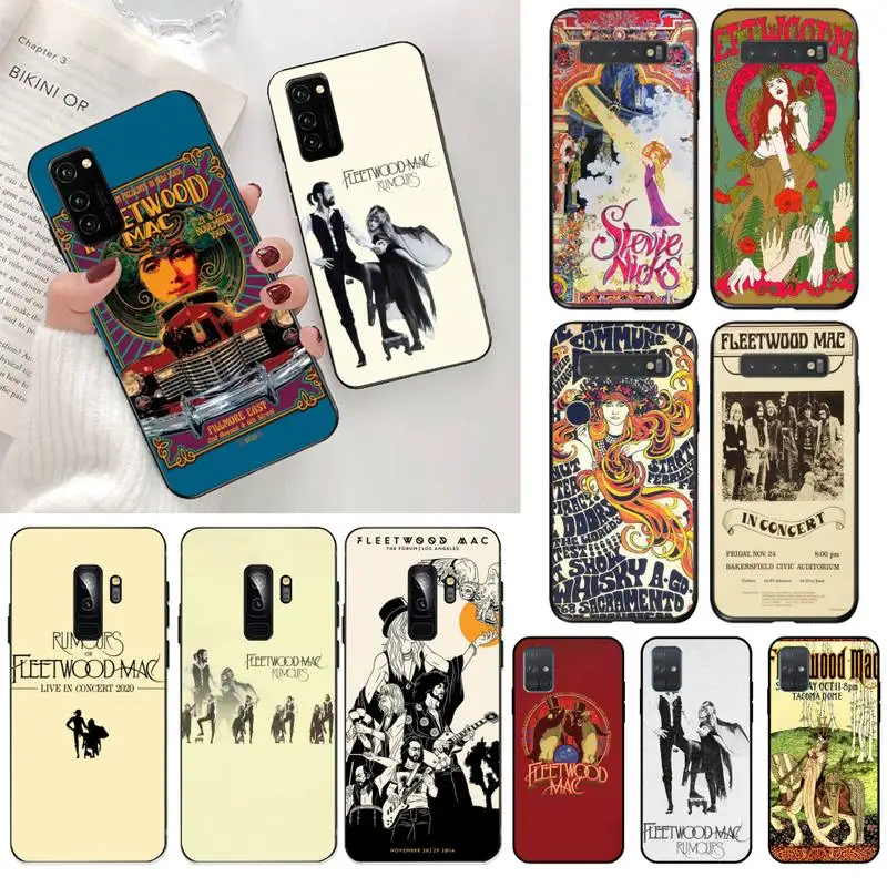 

KPUSAGRT pictorial Fleetwood Mac poster Soft Phone Cover for Samsung S20 plus Ultra S6 S7 edge S8 S9 plus S10 5G lite 2020