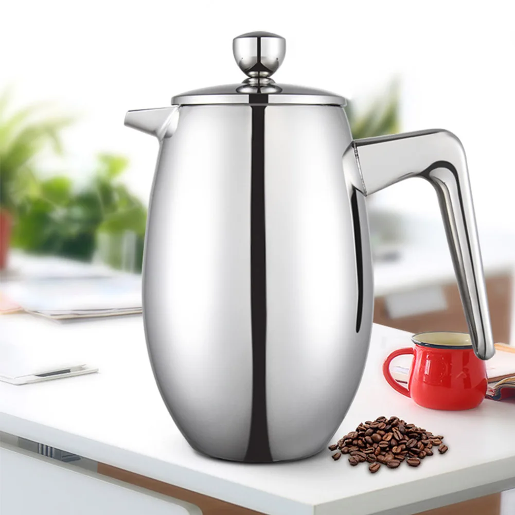 Кухонный чай французские прессы двухслойный кофейник с фильтром Moka аксессуар из