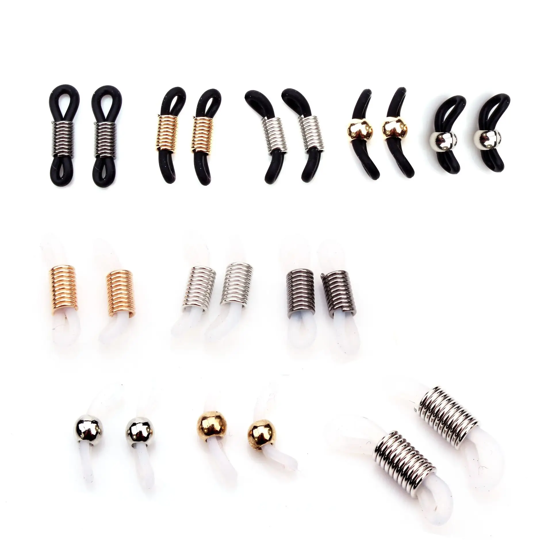 

Silicone Anti-skid Rubber Ring Spectacles Retainer Ends Rope Glasses Holder Strap Loop Connector Waterproof Glasses Accessories