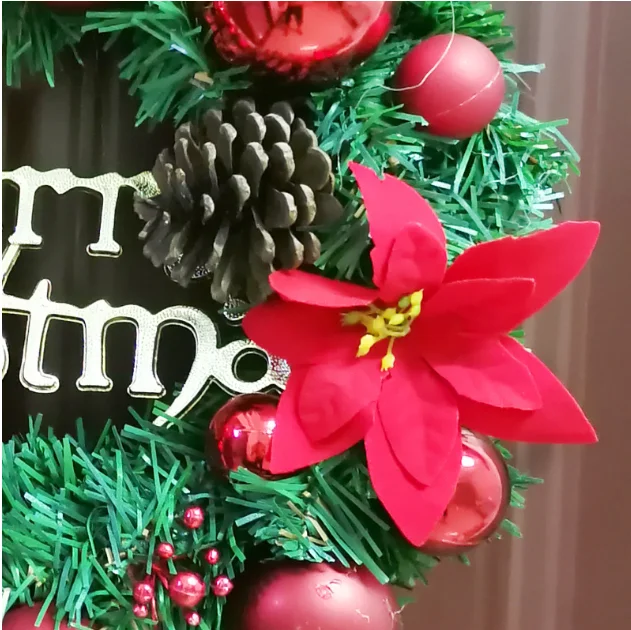 

Christmas Garland Pine Cone Xmas Fireplace Decoration Artificial Wreath Decor