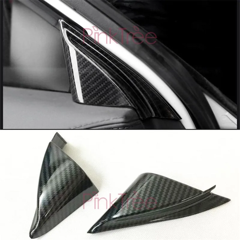 

Front Window Side Triangle Corner Cover Trim A Pillar Car Decoration Accessories For Mazda CX-5 CX5 2017 2018 2019
