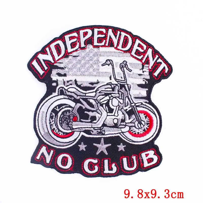 Prajna в стиле панк Череп Байкерский рок недорогие вышитые мотоциклетные нашивки