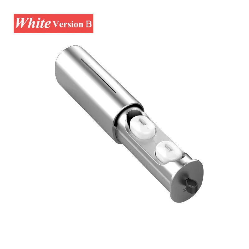 TWS WHITE Новинка, мини T1 TWS 5,0, Bluetooth наушники, беспроводные стерео наушники-вкладыши с зарядной коробкой, микрофон, гарнитура для huawei, iphone, Xiaomi - Цвет: TWS WHITE