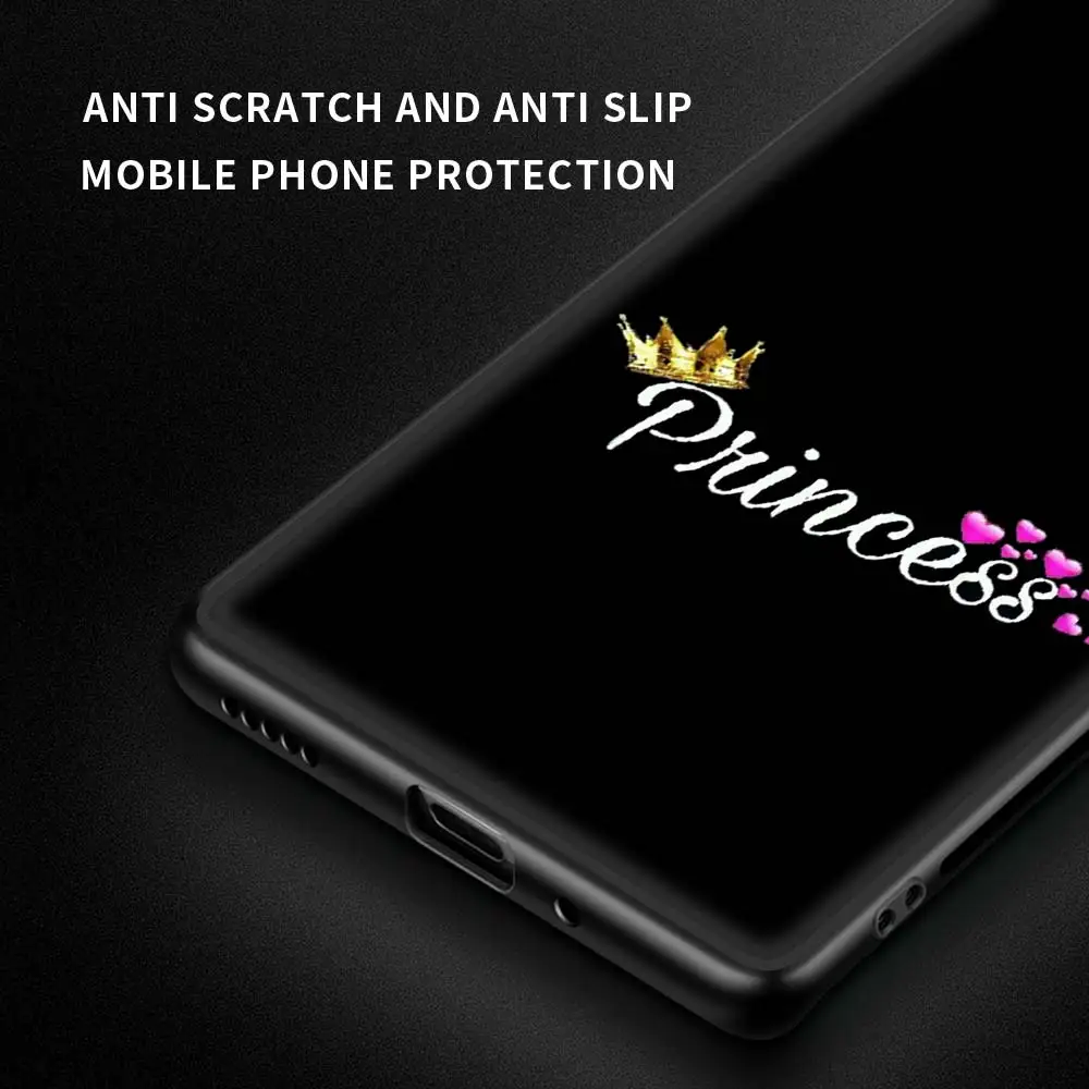 

Case For Samsung M31 Case 6.4" Soft Silicon Cover For Galaxy M30s M51 M31s M11 A51 Phone Shell Crown King Queen Cute Couple