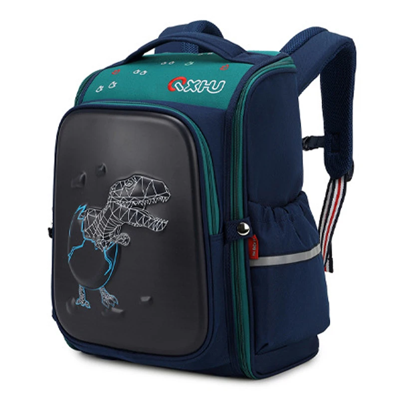 Children's Backpack School Bags for Girls Boys 3D Cartoon Dinosaur Heart Shape Kids Schoolbags Primary Bookbags 1 grade Mochila