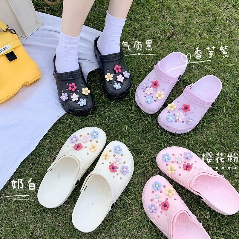 

Шлепанцы Baotou женские для сада и улицы, повседневные сандалии на плоской подошве, тапки для сада, сланцы, модель 2021