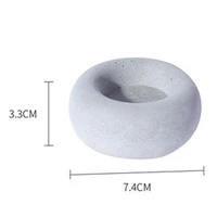 concrete cement candlestick silicone mold creative home decoration modern famil ornament molds clay mould