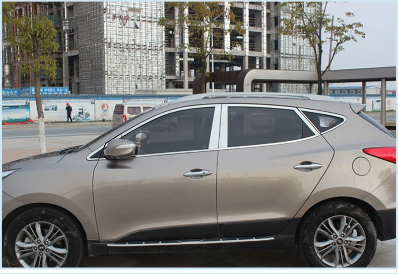 

stainless steel car window trims for hyundai tucson 2010 2011 2012 2013 2014 2015 ix35 tucson ix