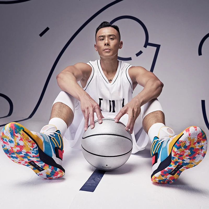 QIAODAN Men Sneakers TITAN Series Athletic Sports Shoes Carbon Plate Anti-slip Cushioning High-top Basketball Shoes XM35200150