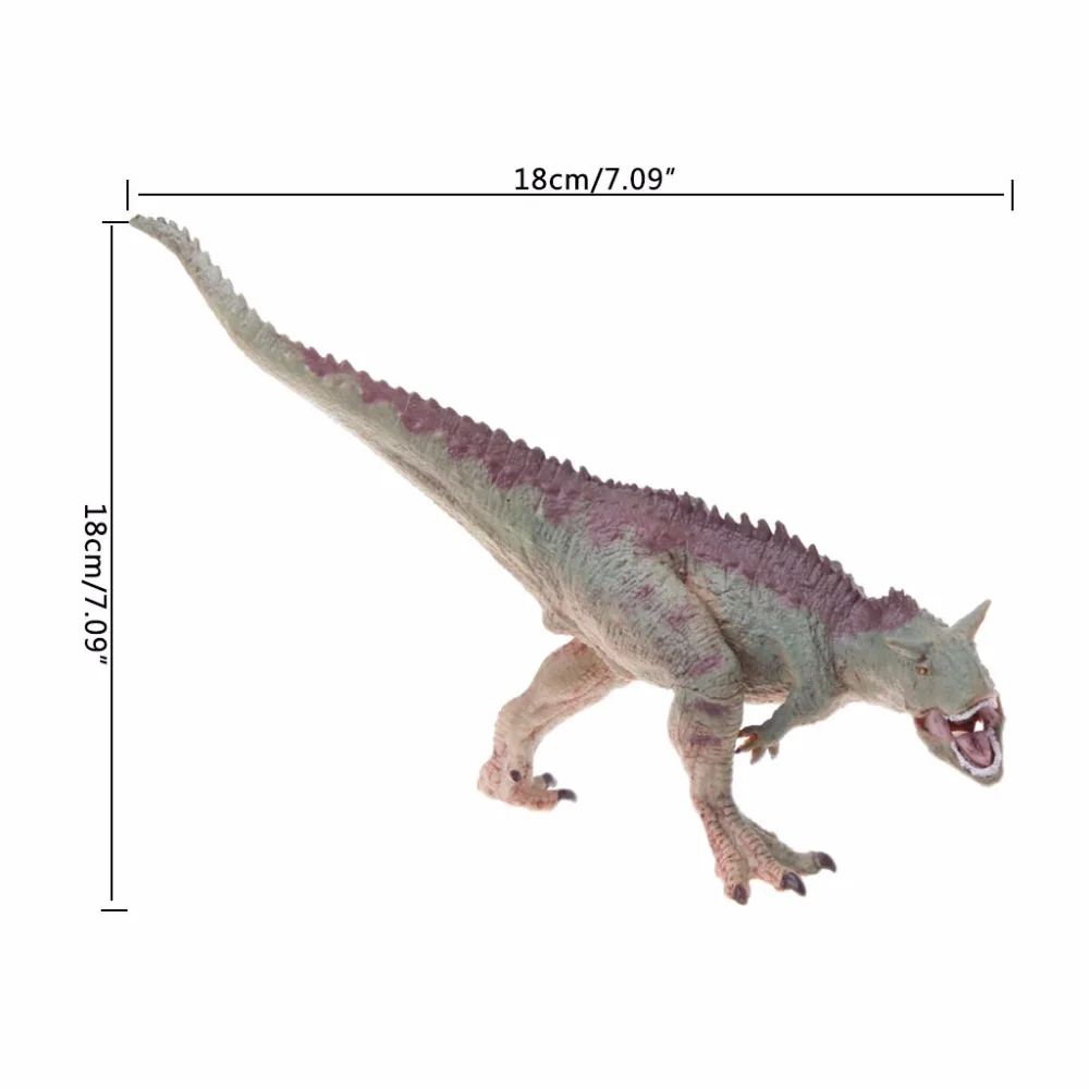 1 шт. экшн Фигурка динозавра Carnotaurus игрушки ручная марионетка Детская развивающая