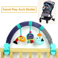baby crib hanging toy arch pendant animal shape toys newborns car seat hanging infant baby toys crib spiral stroller accessories