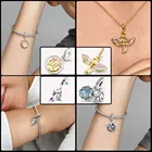 S925 Серебряное очаровательное красивое и чудовище, платье, Миссис Поттс с чашкой, очаровательное, подходит для оригинального браслета PanBrand и подвески