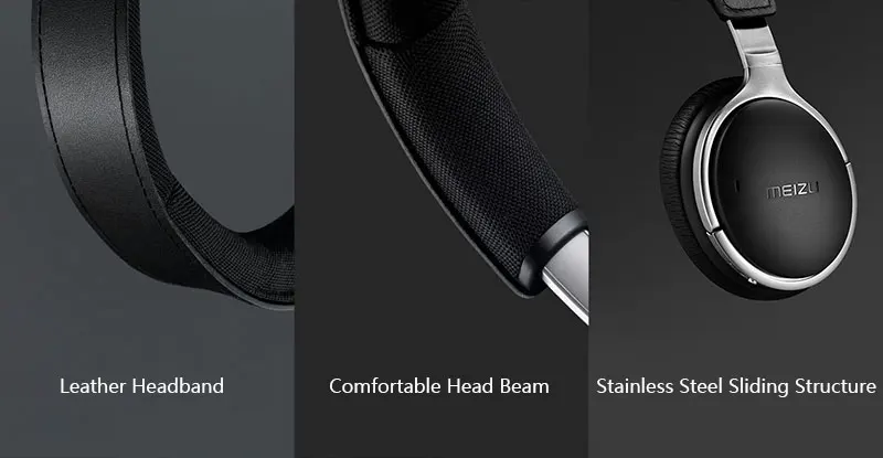Meizu HD60 наушники Bluetooth 5,0 головная повязка Hi-Res сертифицированная Поддержка aptX и умный голосовой помощник Дистанционное сенсорное управление