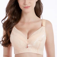 fallsweet push up women bra with padded full coverage plus size brassiere sexy lace lingeire