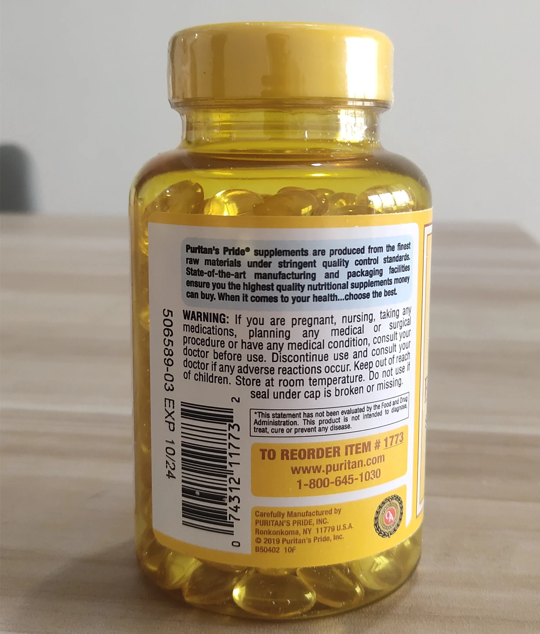 Витамин Е от Puritan's Pride/250 капсул 400IU|oil aromatic|oil oiloil long |