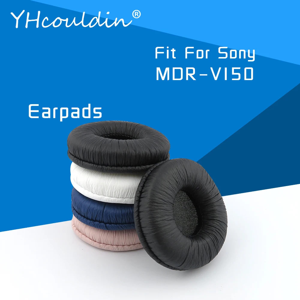 

Earpads For Sony MDR-V150 MDR V150 Headphone Accessaries Replacement Ear Cushions Wrinkled Leather Material