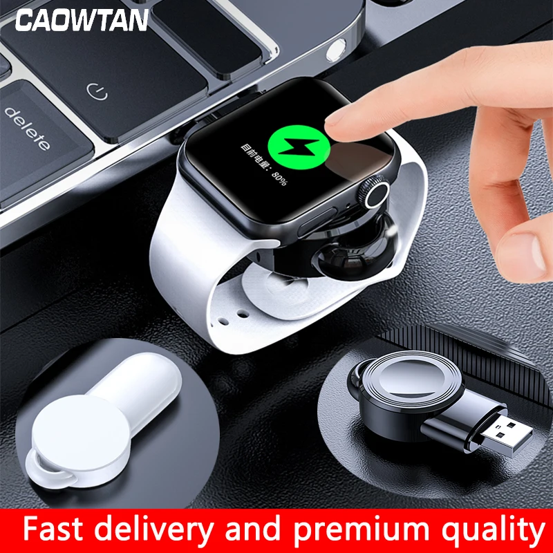 

Wireless Charger for Apple Watch Series 6 se 5 4 3 2 1 42mm 38mm band strap Portable USB Charger for IWatch6 se 5 4 3 44mm 40mm