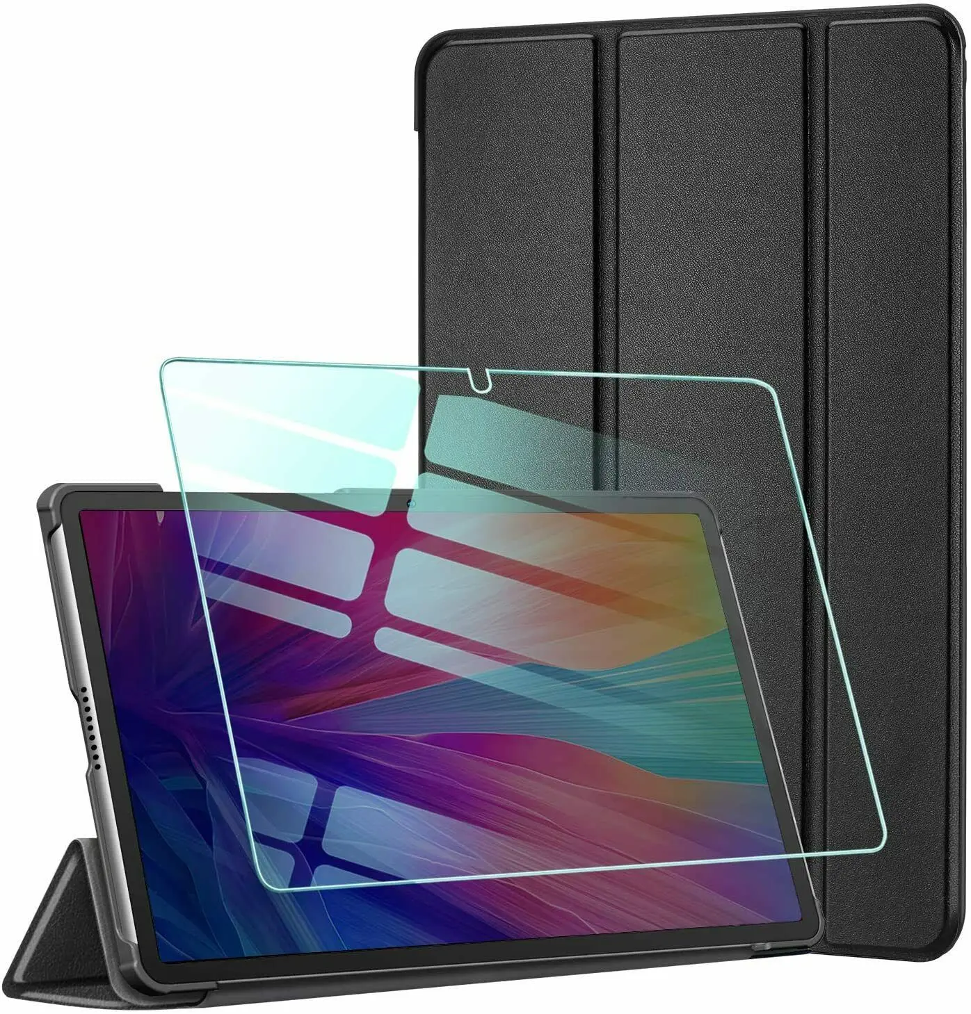 

Smart Case Cover for Huawei Matepad T10s 10 Inch Tablet & Glass Screen Protector