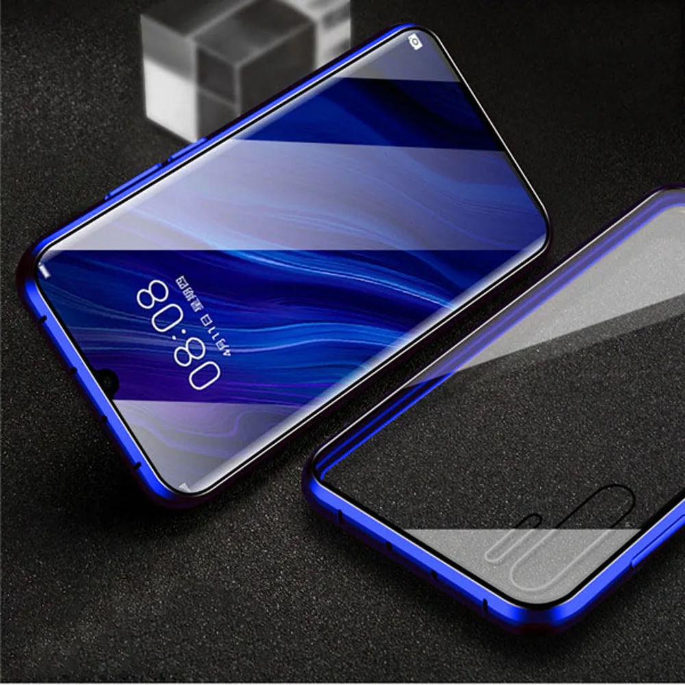 Металлический магнитный адсорбционный чехол для huawei mate 30 20 20X P30 P20 Pro Lite Чехол