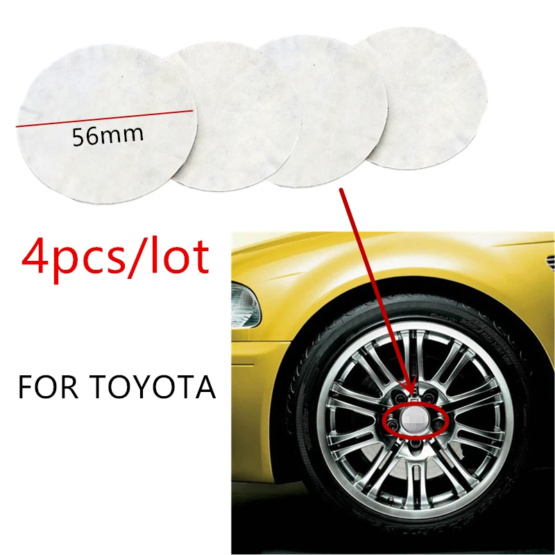 4 шт. 56 мм 60 Центральная втулка колеса автомобиля крышки крышка обода Стикеры