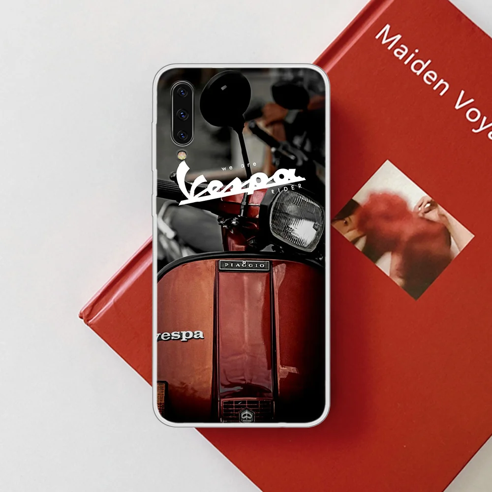 

Vespa Scooter Electric logo Phone Case hull For SamSung Galaxy note A 5 7 8 9 20 30 40 50 51 60 70 71 80 2017 18 E transparent